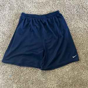 Nike mesh Y2K shorts navy blue size l